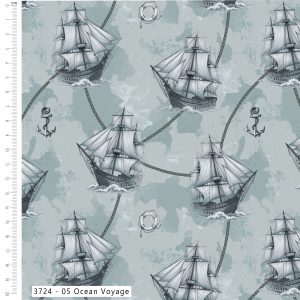 Make + Believe Organic Cotton - Sail Across the Sea: Ocean Voyage