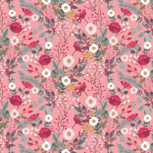 Art Gallery Fabrics: Christmas Adventale - Merriment Flora