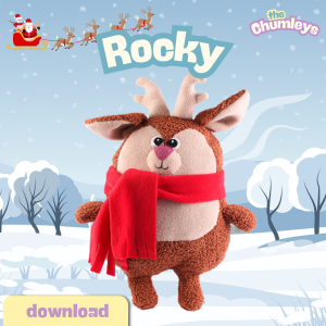 The Chumleys! - Rocky the Reindeer Sewing Pattern PDF Download