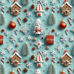 3D Christmas Cotton - Christmas Holiday