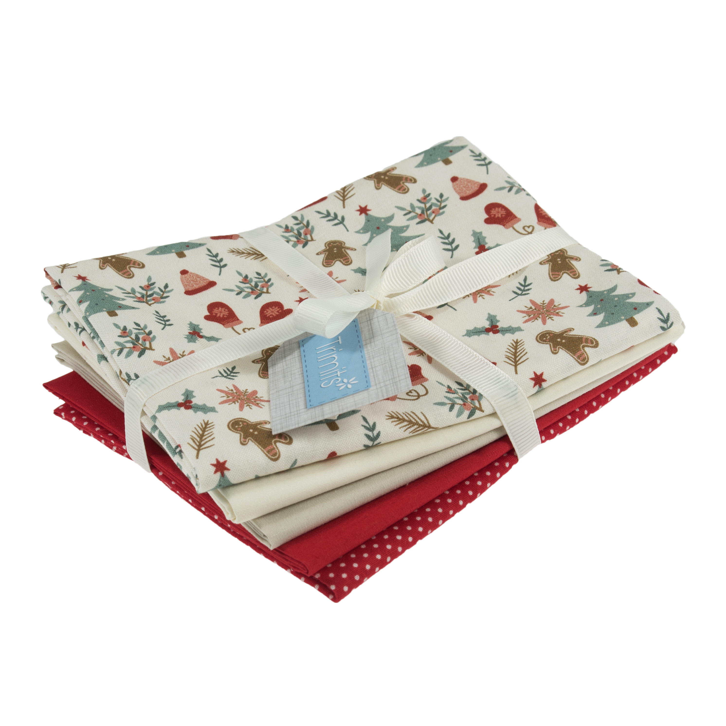 Gingerbread Christmas 5 Fat Quarter Pack