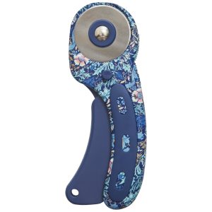 Hobby Gift Rotary Cutter 45MM - Blue Floral