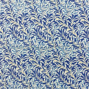 Digitally Printed Polycotton - Willow Bough Blue