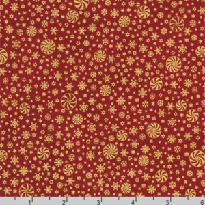 Robert Kaufman Fabrics - Peppermint Twist Red