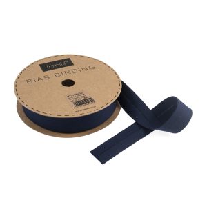 Trimits Bias Binding Roll - Polycotton 20m x 25mm Navy