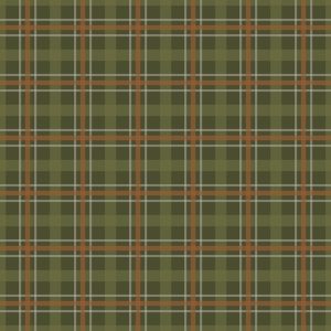 Riley Blake - Plaid Print Cotton Hunter Green