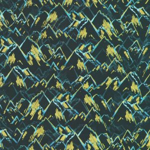 Robert Kaufman Fabrics - Hill Shine Mountains Metallic