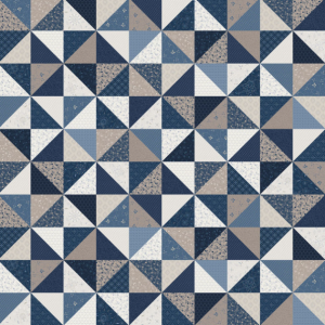 Maywood Studio Fabrics - Patchwork Blue HST