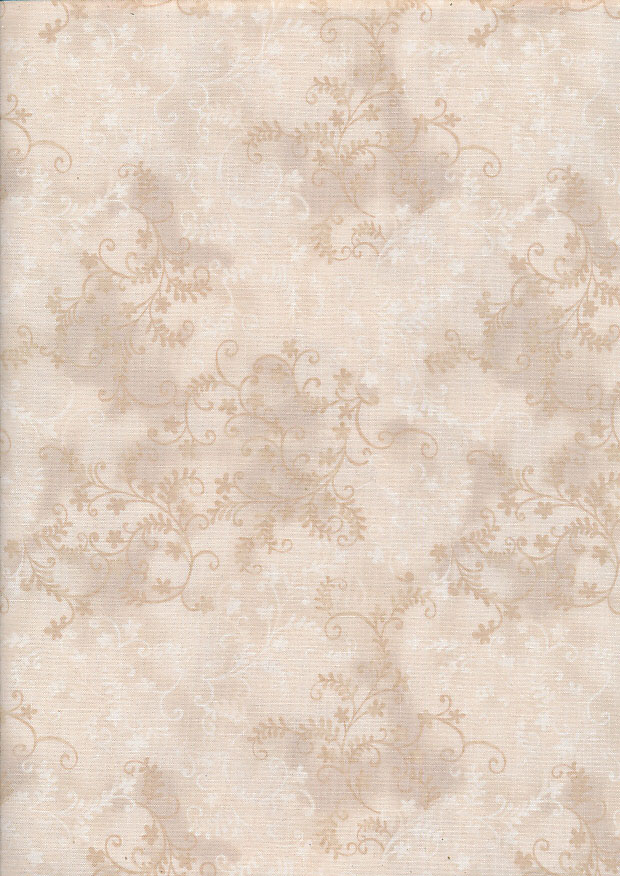 Mystic Vine Cotton Blender - Beige