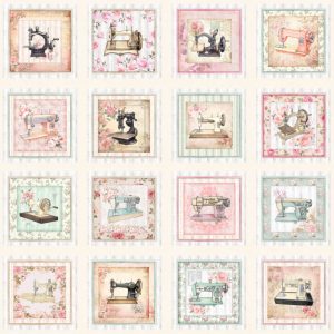 QT fabrics - Sew Shabby Chic Panel
