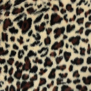 Leopard Print Faux Fur - Cream