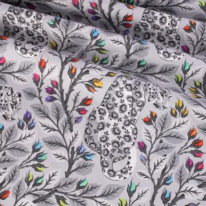 Tula Pink - Graywork Beaty Mark Leopard