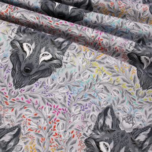 Tula Pink - Graywork Wolf Pack