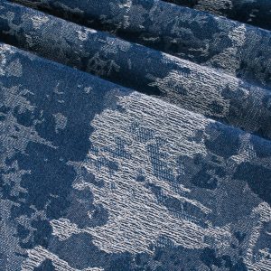 Washed Denim Jacquard - Distressed