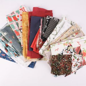 1KG Christmas Fabric Lucky Dip Bags - Mixed Fabric Bundle