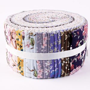 Fabric Strip Rolls - Spring Floral (40 Pieces 2.5" wide)