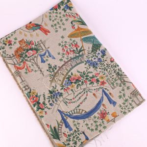 1m Piece - Linen Look Panama - Tropical