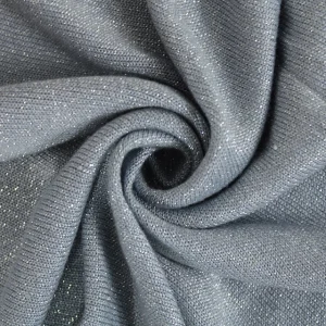 Lurex Viscose Knit - Blue Shimmer