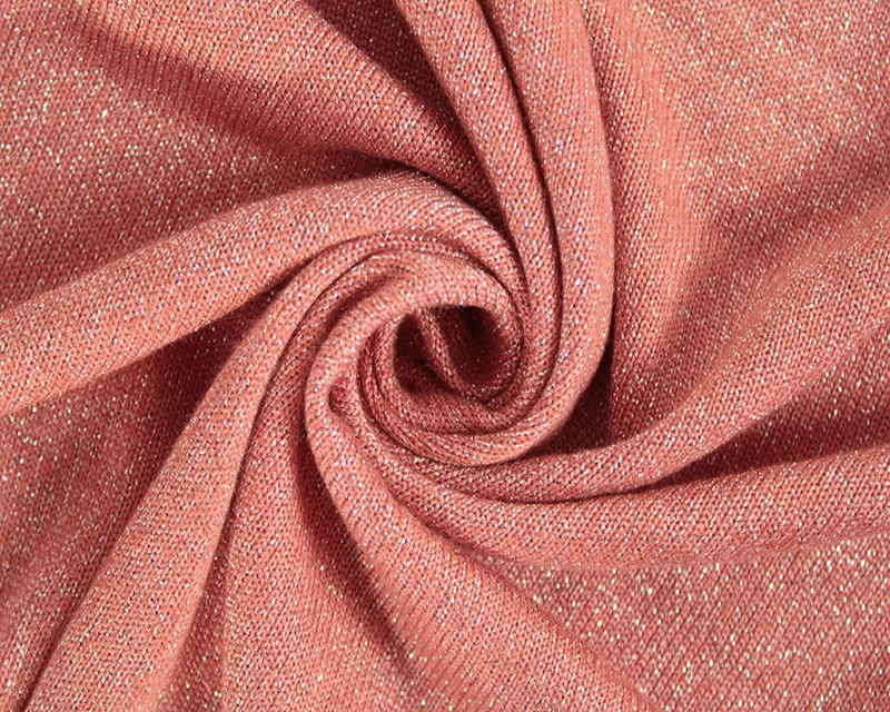 Lurex Viscose Knit - Pink Shimmer