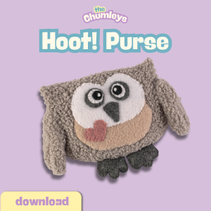 The Chumleys! - Hoot! The Owl Zip Purse Sewing Pattern PDF Download