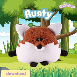 The Chumleys! - Rusty the Fox Sewing Pattern PDF Download