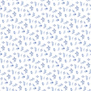FIGO Fabrics - Delft Dynasty Ditsy White