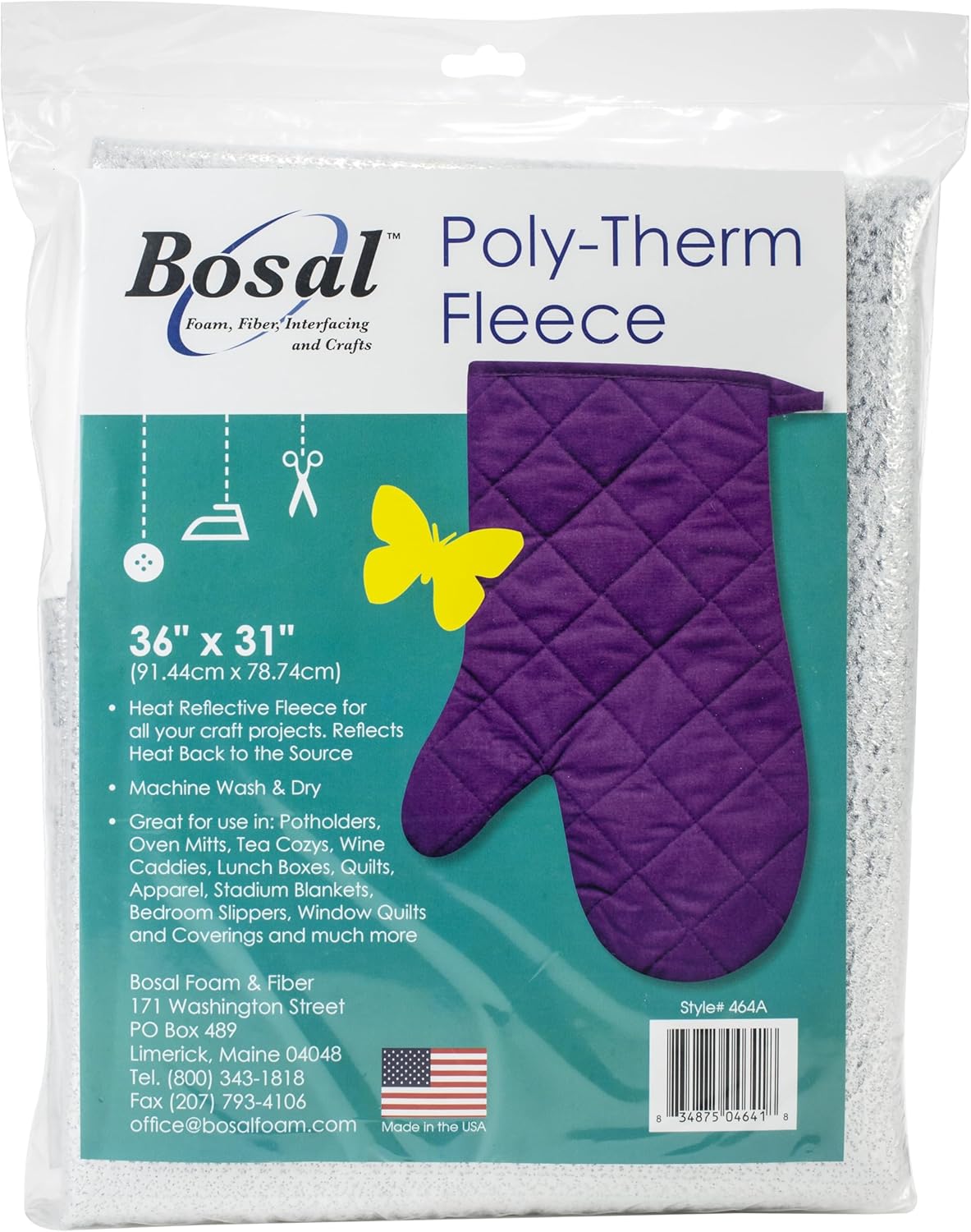 Bosal Poly-Therm Heat Reflective Fleece - Insulated Craft & Quilting Wadding