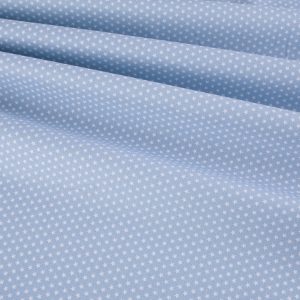 Mini Stars Cotton Poplin - Sky