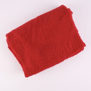 Fat Quarter: Teddy Fleece - Red