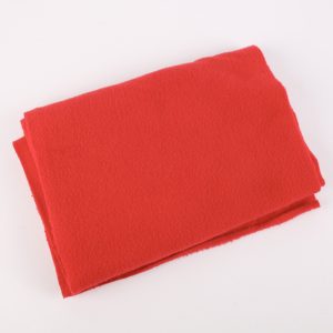 Fat Quarter: Plain Polar Fleece - Red