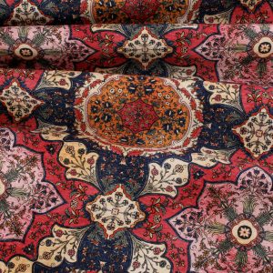 Soft Deluxe Duck Canvas - Ruby & Sapphire Mandala