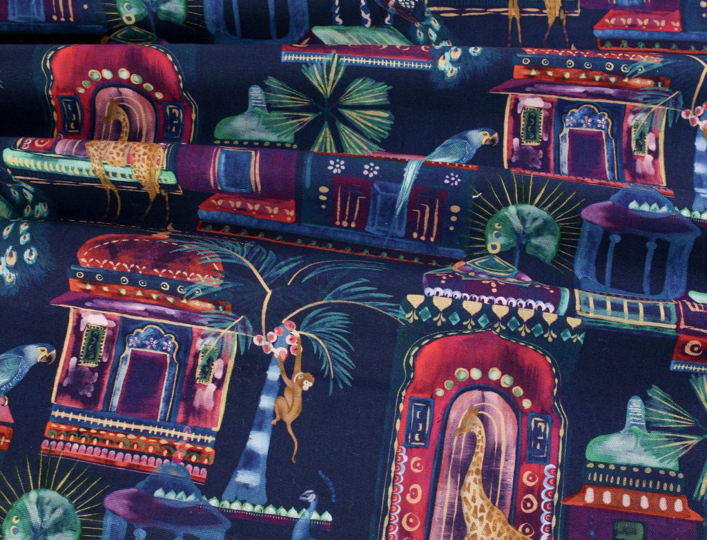 Soft Deluxe Duck Canvas - Jewelled Palace Night