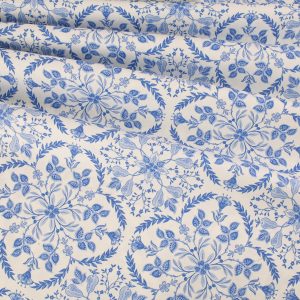 FIGO Fabrics - Delft Dynasty White Tile
