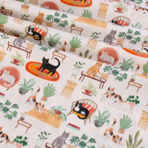 Clothworks Homebodies - House Cats