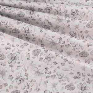 Clothworks Night Whispers - Taupe Floral