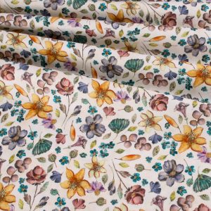 Clothworks Night Whispers - Multi-colour Floral