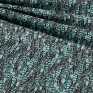 Clothworks Night Whispers - Feathers Teal