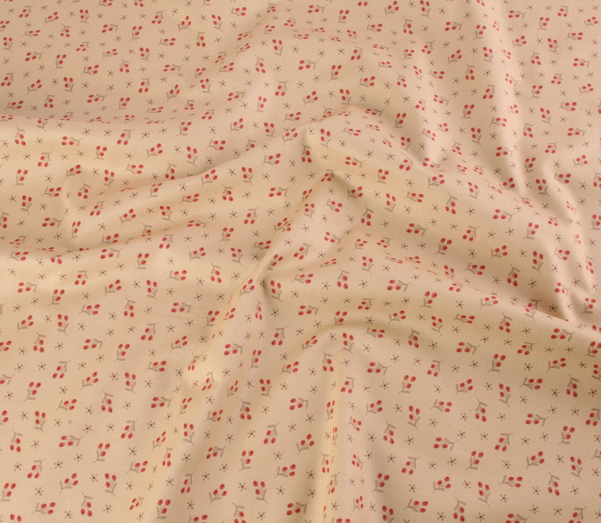 Henry Glass & Co Fabrics - Simply Charming Taupe Floral - Image 2