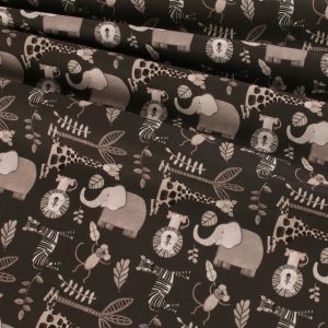Henry Glass & Co Fabrics - Jungle Romp Animals Dark