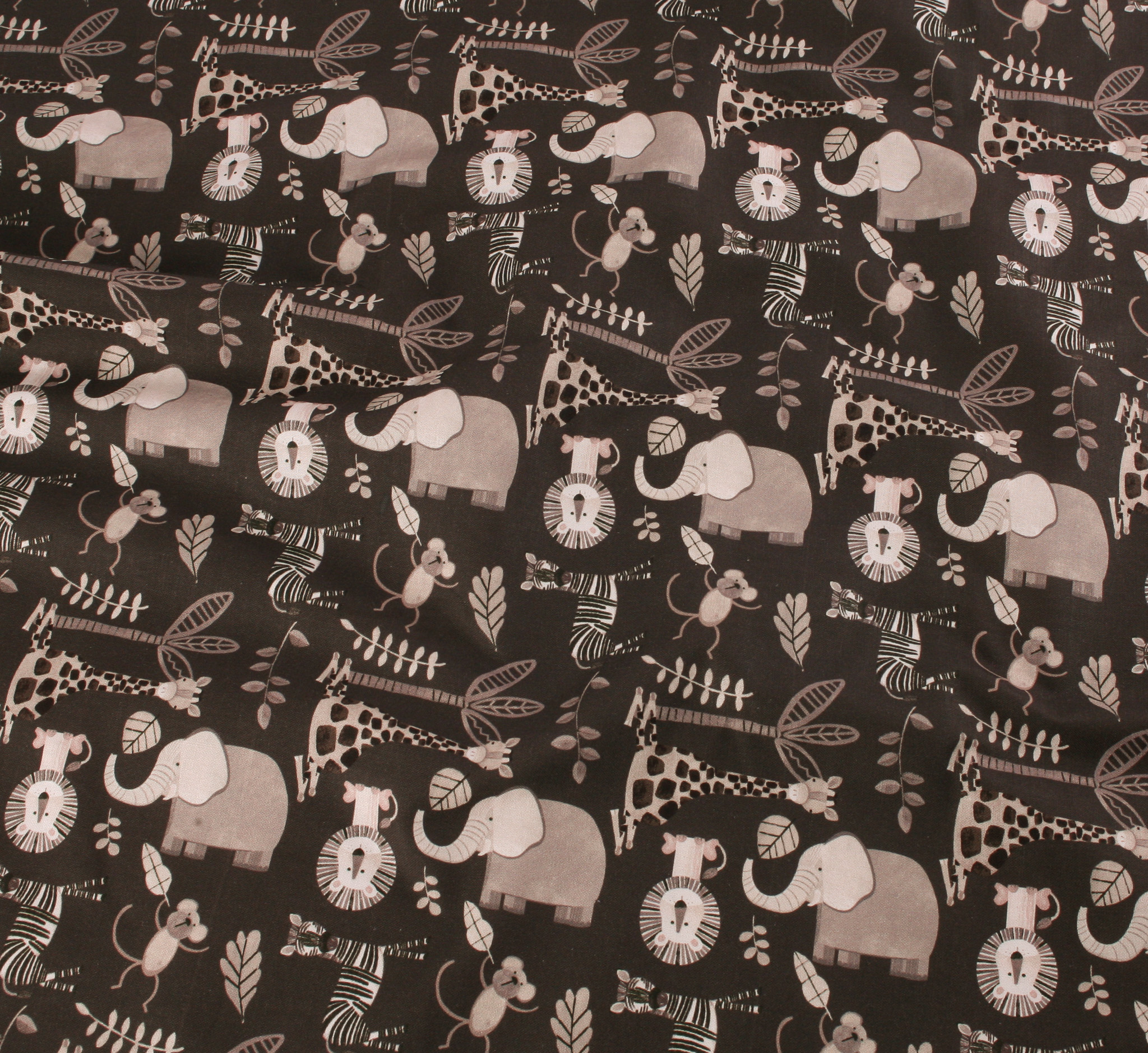 Henry Glass & Co Fabrics - Jungle Romp Animals Dark - Image 2