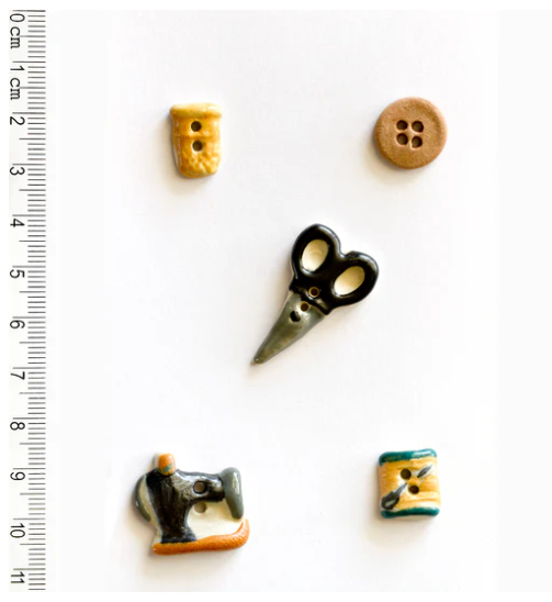Incomparable Buttons - Handmade Sewing Notions