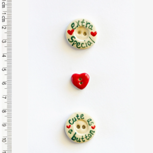 Incomparable Buttons - Handmade Cute as a Button