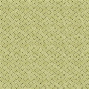 Clothworks Homebodies - Tonal Plaid Olive Green