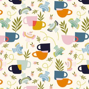 QT Fabrics - Afternoon Tea: Teacups