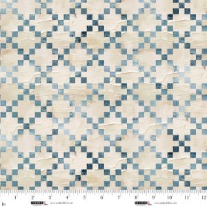 Studio E Fabrics - Behind Blue Eyes Cream Tile