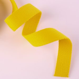 1" Wide Webbing for Bag Handles - Yellow