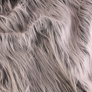 Long Faux Fur - Silver Grey - Fat Quarter