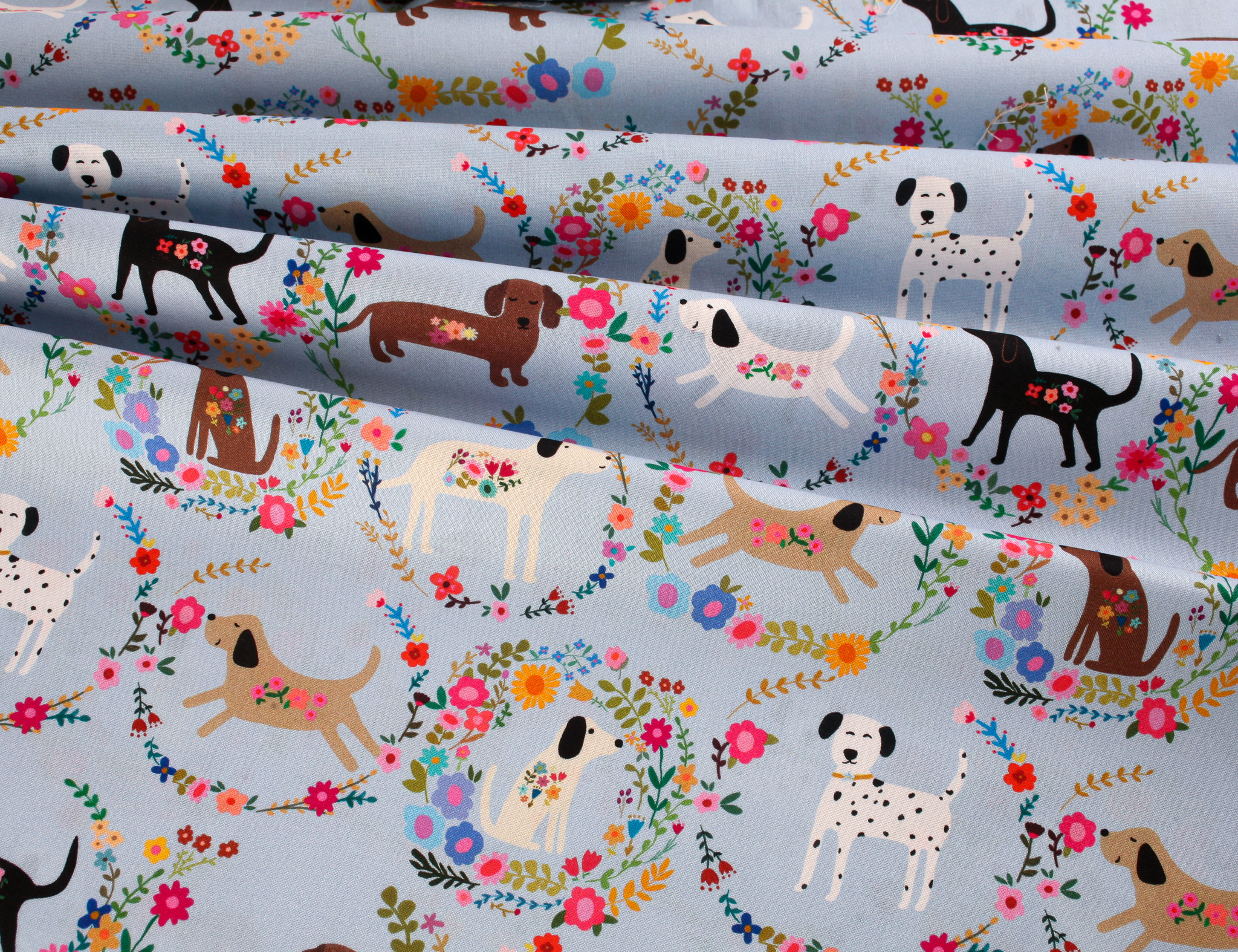 3 Wishes Fabrics - Every Home: Every Dog: Wreath