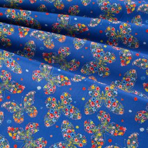3 Wishes Fabrics - Buzzing Around the Garden: Butterflies