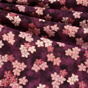 Robert Kaufman Fabrics - Imperial Collection: Graceful Cranes Blossom and Shadows
